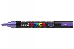 POSCA Uni Marker PC5M Bullet Tip Metallic Violet (Each)