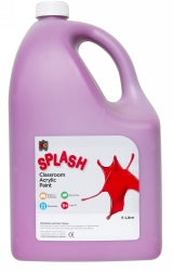 Splash Paint 5L Classroom Acrylic Violet Crunch (LILAC) (Each)