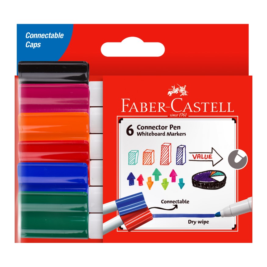 Faber-Castell Marker Whiteboard Connector WLT6 (Each)