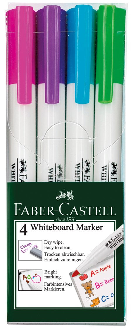 Faber-Castell Marker Whiteboard Creative Colours WLT4 (Each)