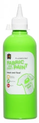 Fabric And Craft Paint 500ML Fabric And Craft Fluorescent Green (Each)