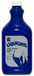 Paint 2L Liquicryl Junior Student Acrylic Warm Blue (Each)