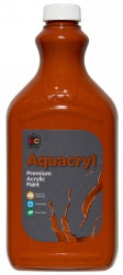 Paint 2L Aquacryl Premium Acrylic Burnt Sienna (Each)