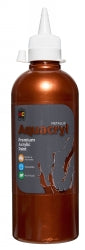 Paint 500ML Aquacryl Premium Acrylic Copper (Each)