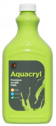 Paint 2L Aquacryl Premium Acrylic Light Green (Each)