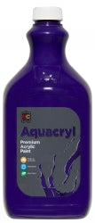 Paint 2L Aquacryl Premium Acrylic Violet (Each)