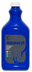 Paint 2L Aquacryl Premium Acrylic Warm Blue (Each)