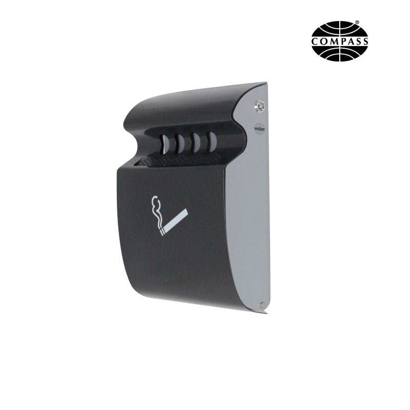 Ash Tray Compass Wall Mount Grey (Each)