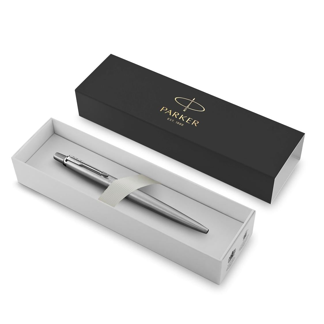 Parker Pen Jotter Ballpoint Stainless Steel Chrome Trim (Each)