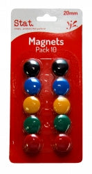 Staedtler Magnets 20mm PK10 Assorted (Each)