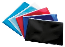 Colby Pouch Zipped A4 143A W/GUSSET Black (Each)