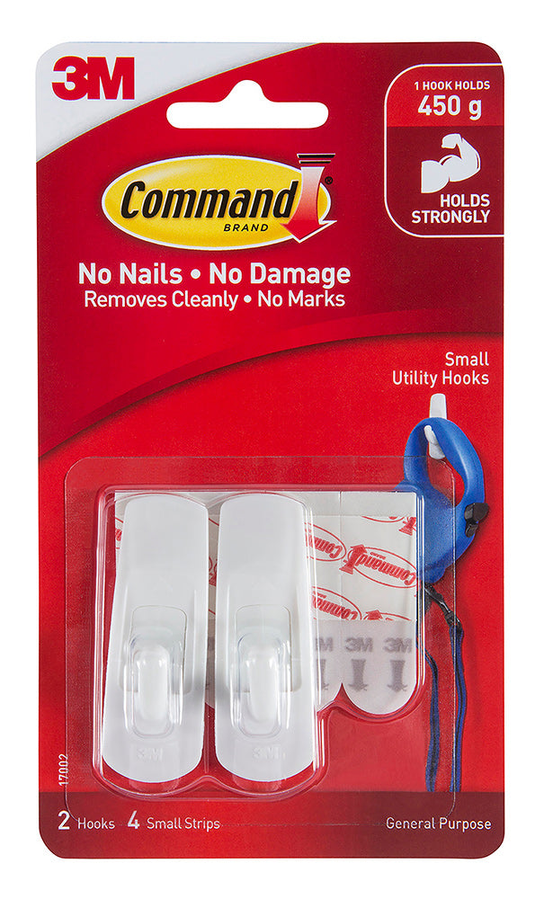 Command Hooks Self Adhesive Small 17002 (Each)