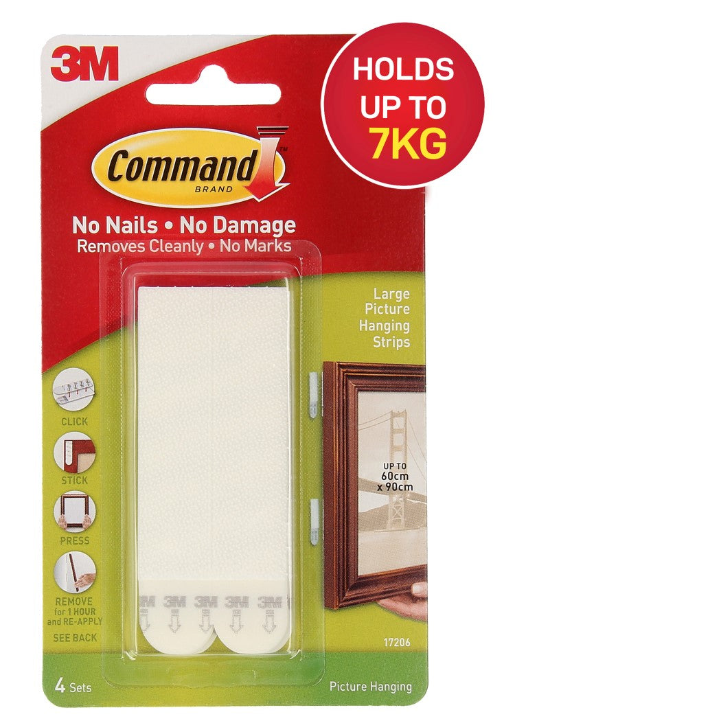 Command Picture Hanging Strip Large 17206 PK4 (Each)