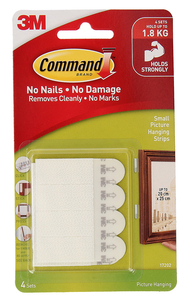 Command Picture Hanging Strip Small Adhesive 17202 (Each)