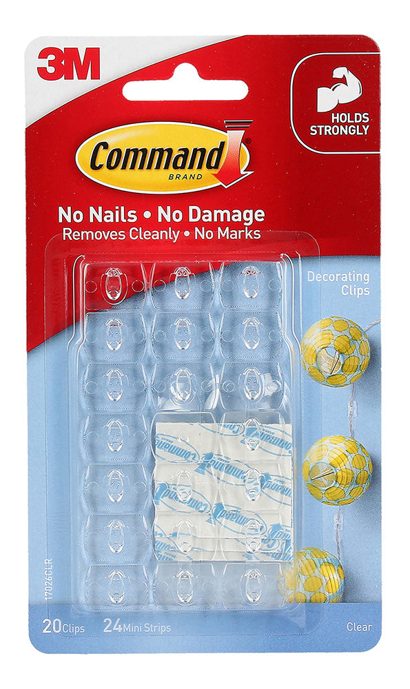 Command Clear Hooks Adhesive Mini 17006CLR-VP (Each)