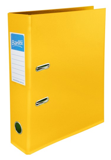 Bantex Lever Arch File A4 70mm Vibrants Yellow (Each)