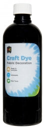 Craft Dye 500ML Black (Each)