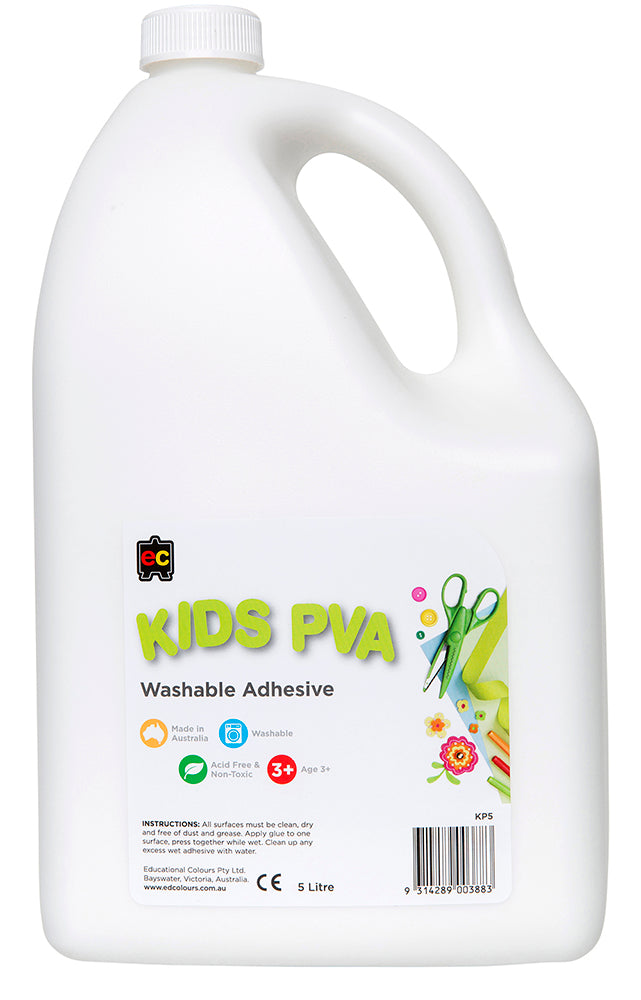 Glue 5L Kids PVA Washable (Each)