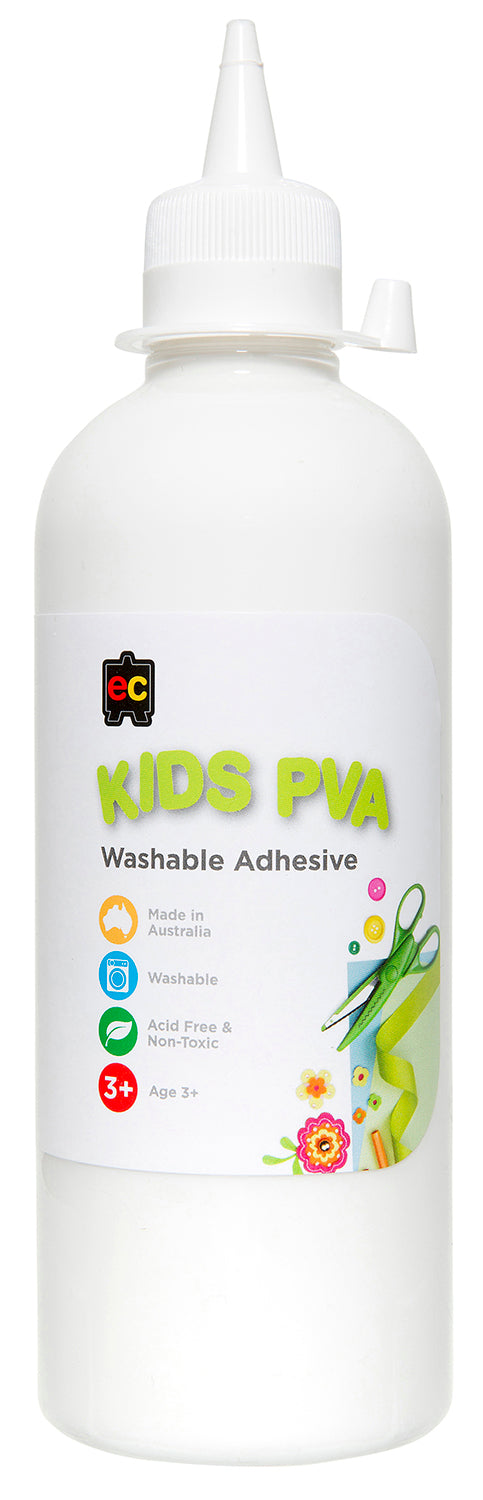 Glue 500ML Kids PVA Washable (Each)