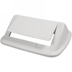 Italplast Bin Lid 32L 327x367x118mm Swing Top White (Each)