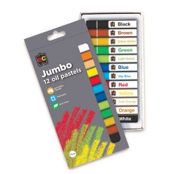 Oil Pastels Jumbo PK12 (Each)