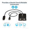 StarTech.com DisplayPort to DVI Dual Link Active Adapter - DisplayPort to DVI-D Adapter Video Converter 2560x1600 60Hz - DP 1.2 to DVI Monitor - USB Powered - Latching DP Connector