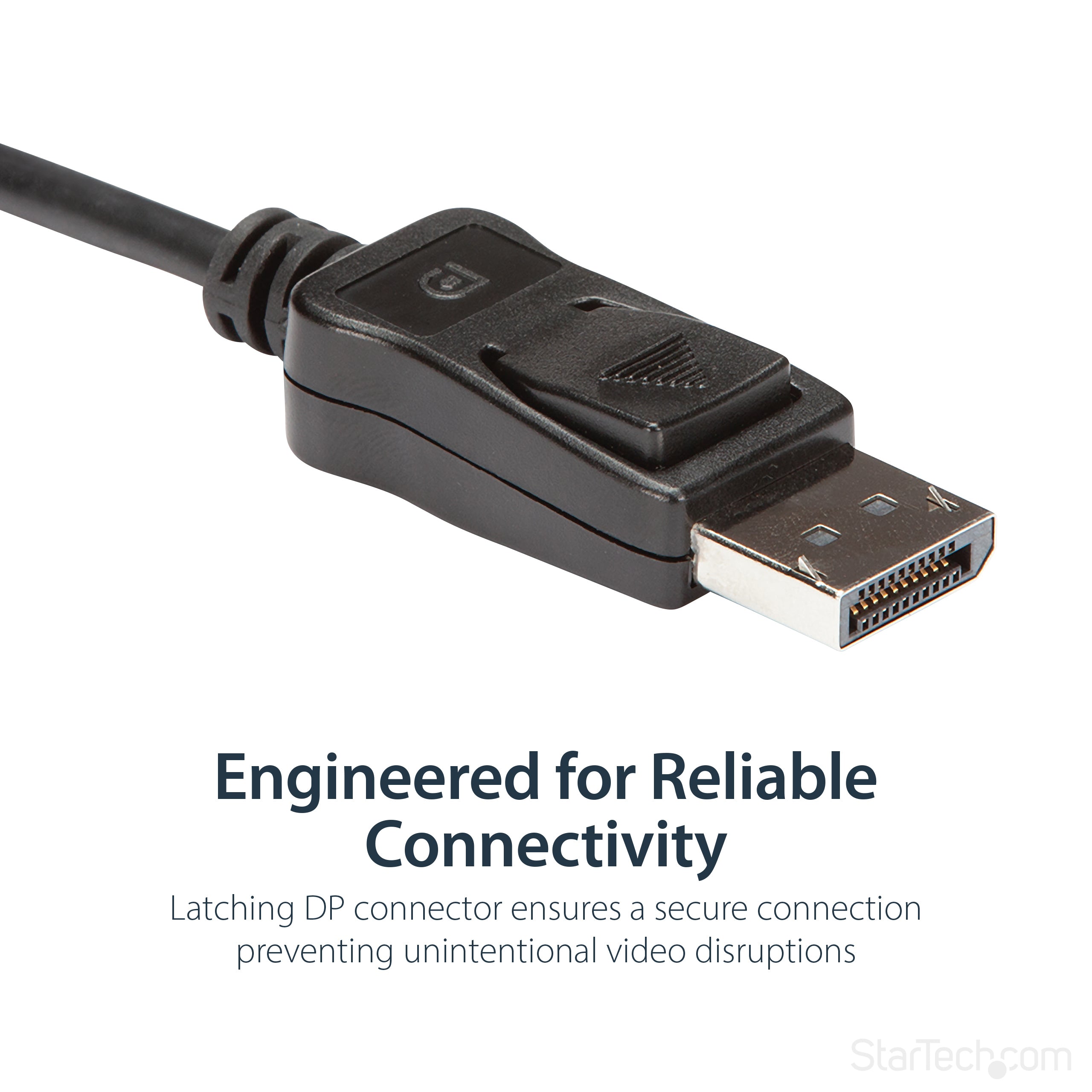 StarTech.com DisplayPort to DVI Dual Link Active Adapter - DisplayPort to DVI-D Adapter Video Converter 2560x1600 60Hz - DP 1.2 to DVI Monitor - USB Powered - Latching DP Connector