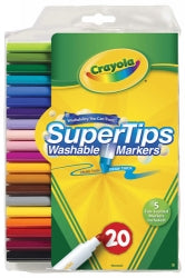 Crayola Marker Super Tip Washable PK20