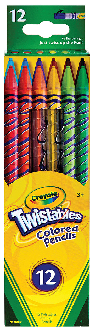 Crayola Pencil Coloured Twistable PK12 (Each)