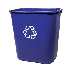 Bin Recycling Rubbermaid 26.6L Blue Medium (Each)