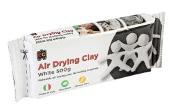 Clay Modelling 500G Air Drying White (Each)