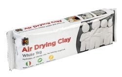 Clay Modelling 1KG Air Drying White (Each)