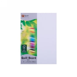 Quill Board A4 200GSM White PK50 (Each)