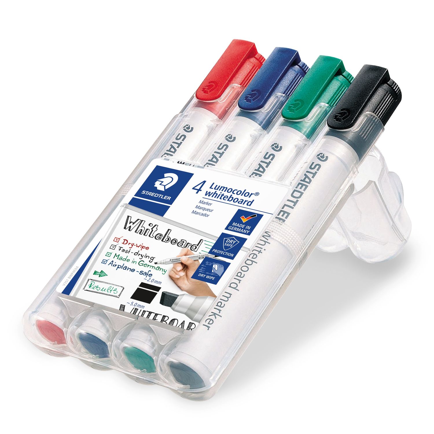 Staedtler Marker Whiteboard Chisel Point Assorted WLT4 (Each)