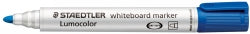 Staedtler Marker Whiteboard Lumocolor 351 2mm Bullet Blue (Box 10)