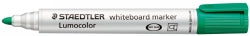 Staedtler Marker Whiteboard Lumocolor 351 2mm Bullet Green (Box 10)