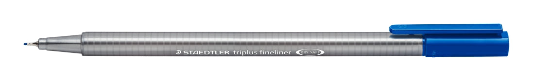 Staedtler Pen Fineliner Fine Tip Triplus Blue (Box 10)