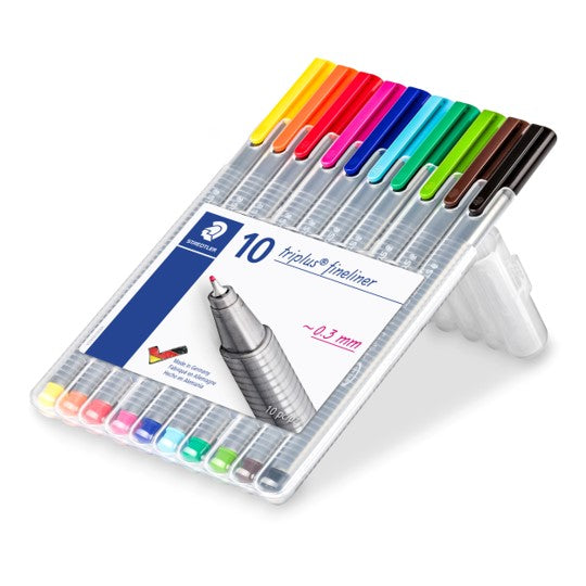 Staedtler Pen Fineliner Fine Tip Triplus WLT10 (Each)