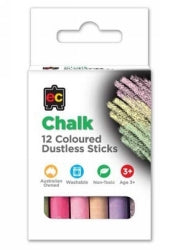 Chalk Coloured Non Toxic Dustless PK12 (Each)