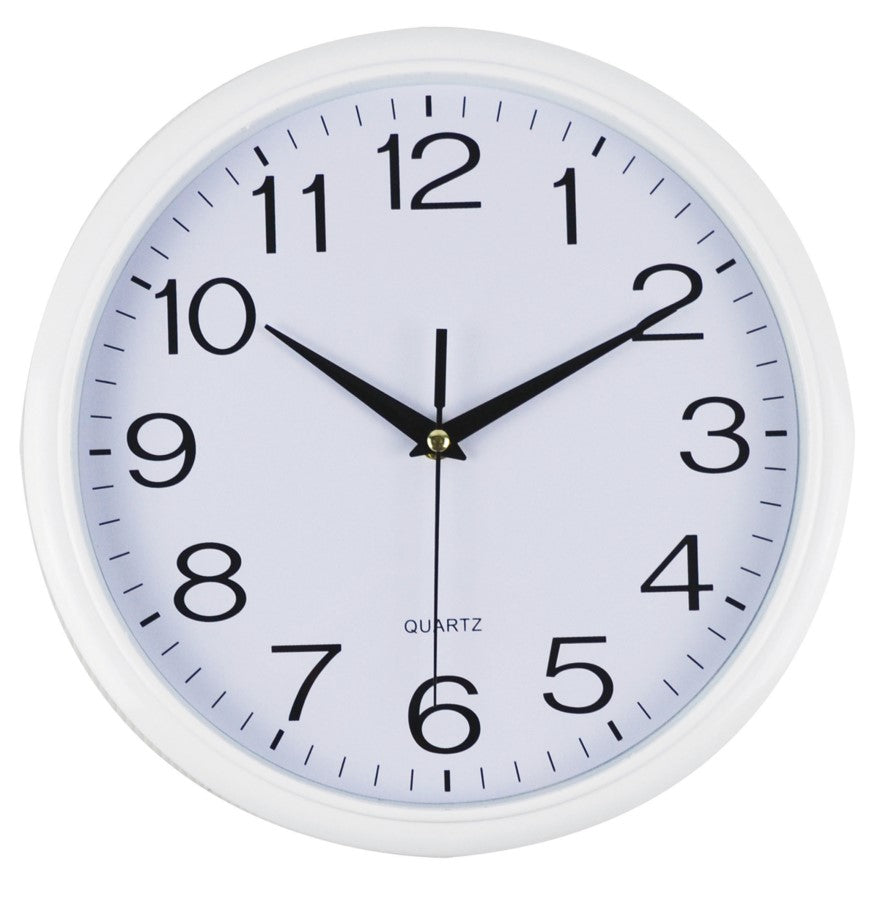 Italplast Clock 43CM Wall White (Each)