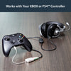 StarTech.com White headset adapter for headsets with separate headphone / microphone plugs - 3.5mm 4 position to 2x 3 position 3.5mm M/F
