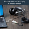 StarTech.com White headset adapter for headsets with separate headphone / microphone plugs - 3.5mm 4 position to 2x 3 position 3.5mm M/F