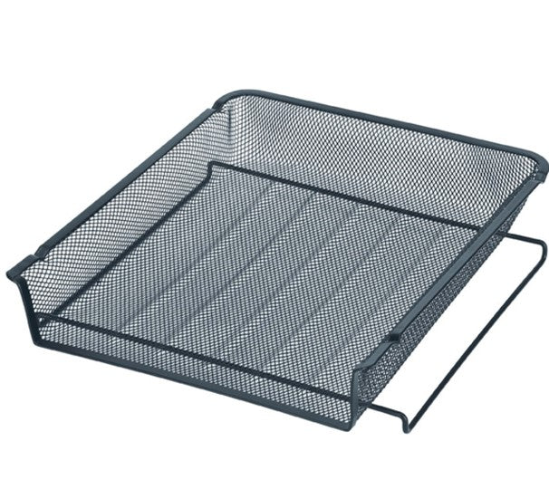 Italplast Document Tray 1TIER Black Mesh (Each)