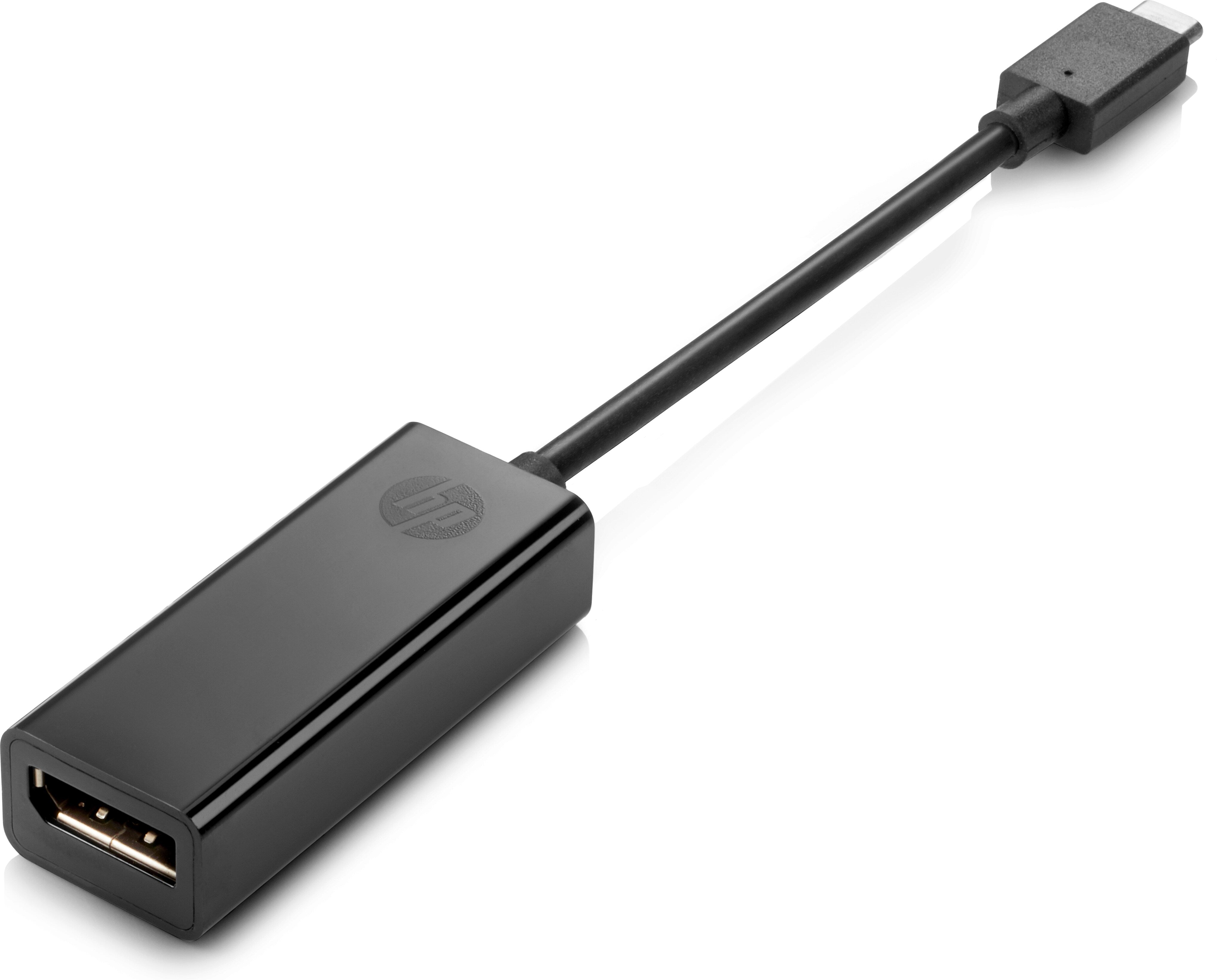 HP USB-C to DP Adapter USB graphics adapter Black
