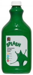 Splash Paint 2L Classroom Acrylic Martian (Green) (Each)