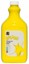 Splash Paint 2L Classroom Acrylic Sunshine (Yellow) (Each)