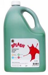 Splash Paint 5L Classroom Acrylic Martian (Green) (Each)