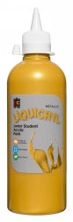 Paint 500ML Liquicryl Junior Student Acrylic Gold (Each)