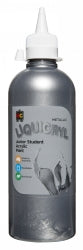 Paint 500ML Liquicryl Junior Student Acrylic Silver (Each)