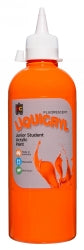 Paint 500ML Fluorescent Liquicryl Junior Acrylic Orange (Each)
